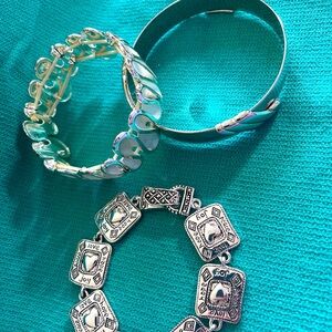 Assorted Silver Bracelets (3)
